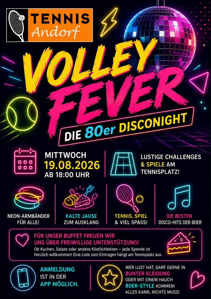 Volley Fever – Die 80er Disconight