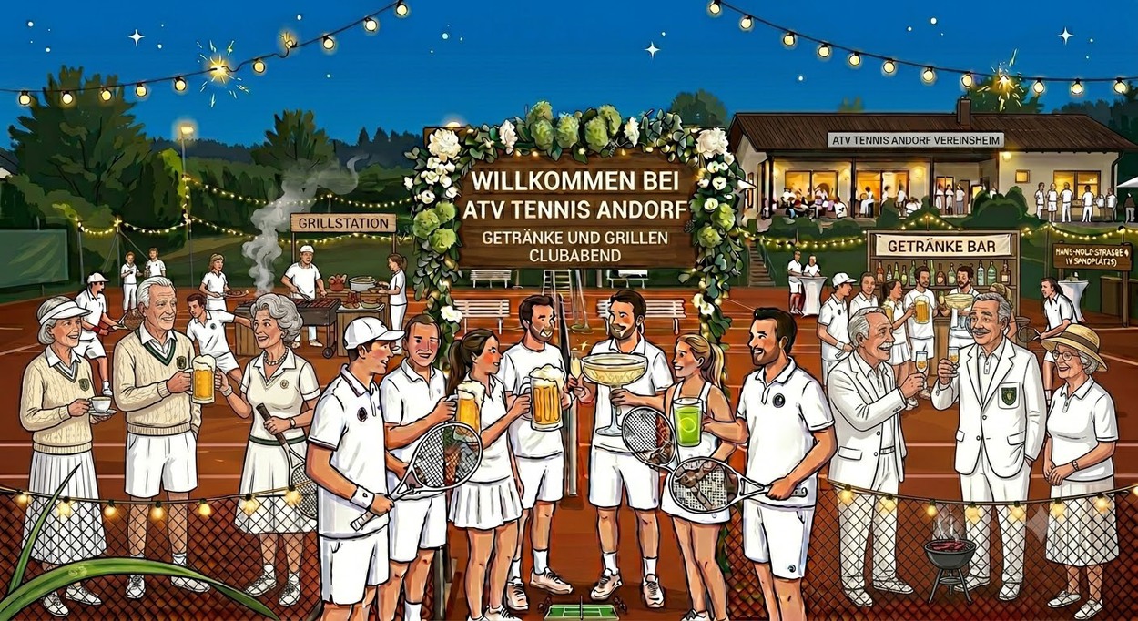 Wimbledon White Night am Clubabend
